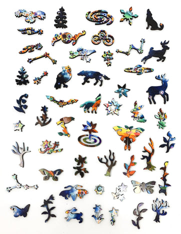 Moonrise - 360 Piece Wooden Jigsaw Puzzle - Nautilus Puzzles - Wooden Jigsaw Puzzles For Adults