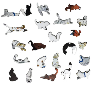 Cat in the Window - 215 Piece Cat Wooden Jigsaw Puzzle - Nautilus Puzzles - Wooden Jigsaw Puzzles For Adults