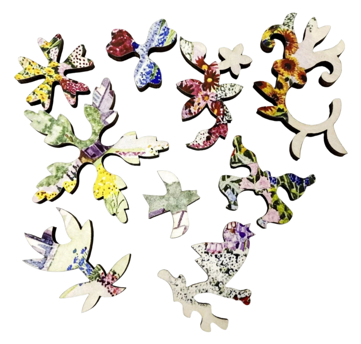 Gorgeous Cottage (47 Pieces) Mini Wooden Jigsaw Puzzle - Nautilus Puzzles - Wooden Jigsaw Puzzles For Adults