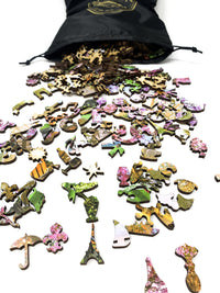 Spring in Paris (387 Piece Spring Wooden Jigsaw Puzzle) - Nautilus Puzzles - Wooden Jigsaw Puzzles For Adults