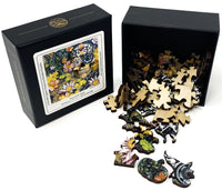 Day of the Dead (50 Piece Mini Halloween Wooden Jigsaw Puzzle) - Nautilus Puzzles - Wooden Jigsaw Puzzles For Adults