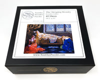 The Sleeping Beauty by John Collier (437 Piece Wooden Jigsaw Puzzle) - Nautilus Puzzles - Wooden Jigsaw Puzzles For Adults