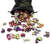 Circle of Flowers (392 Piece Shaped Flower Wooden Jigsaw Puzzle) - Nautilus Puzzles - Wooden Jigsaw Puzzles For Adults