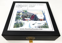 First Snow of Winter (475 Piece Wooden Jigsaw Puzzle) - Nautilus Puzzles - Wooden Jigsaw Puzzles For Adults