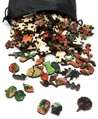 Butchart Gardens in Fall (190 Piece Fall Wooden Jigsaw Puzzle) - Nautilus Puzzles - Wooden Jigsaw Puzzles For Adults