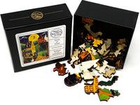 Trick or Treat (50 Piece Mini Halloween Wooden Jigsaw Puzzle) - Nautilus Puzzles - Wooden Jigsaw Puzzles For Adults