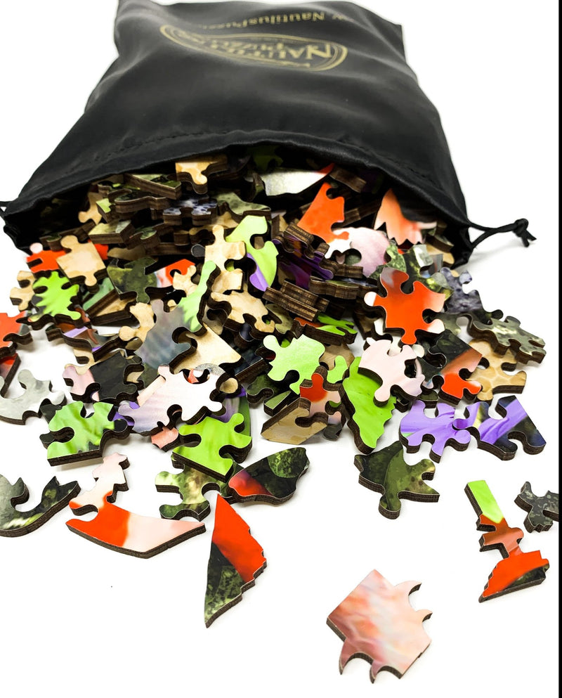 Koi Pond by Howard Robinson (400 Piece Wooden Jigsaw Puzzle) - Nautilus Puzzles - Wooden Jigsaw Puzzles For Adults