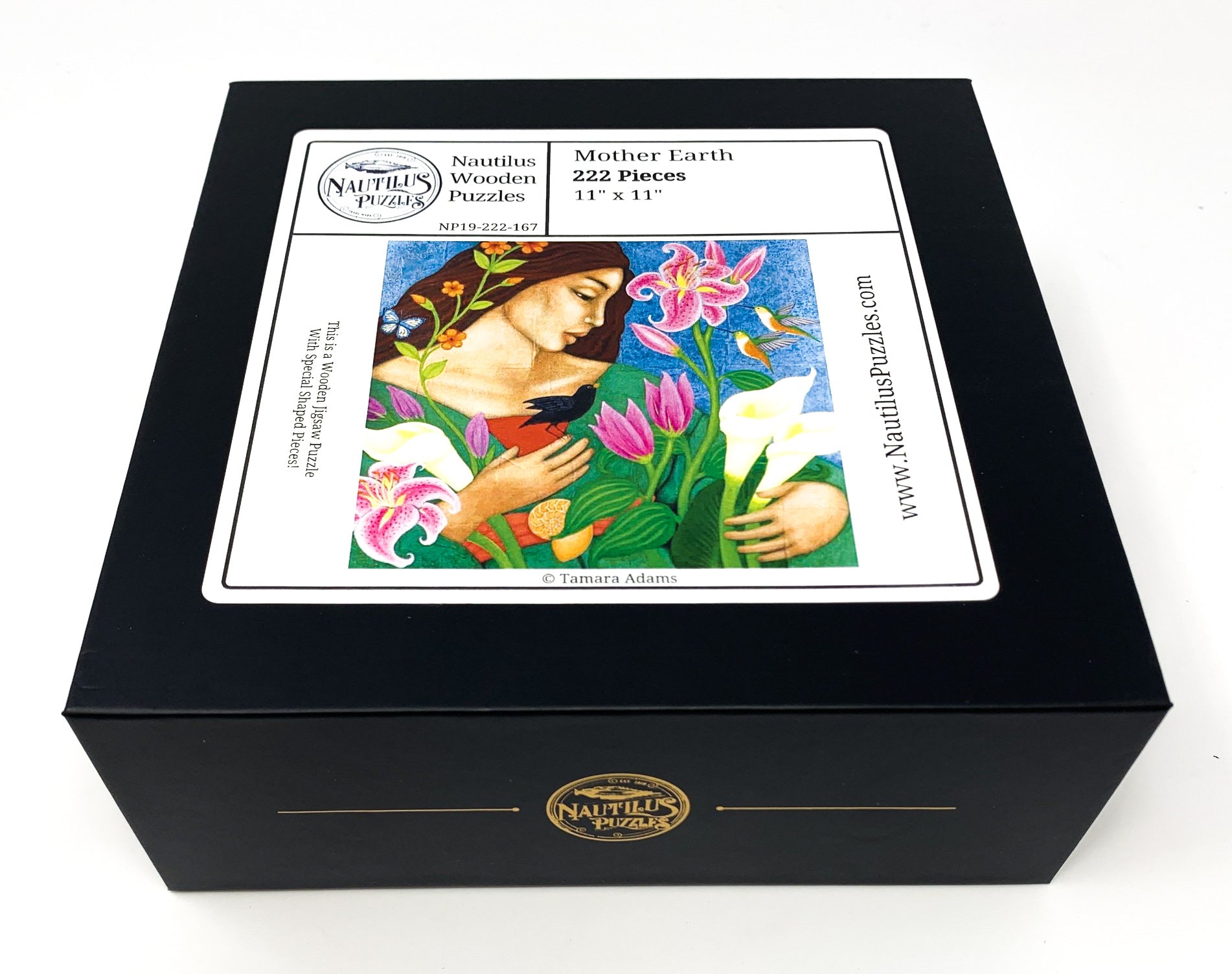 Mother Earth - 222 Piece Wooden Jigsaw Puzzle - Nautilus Puzzles - Wooden Jigsaw Puzzles For Adults