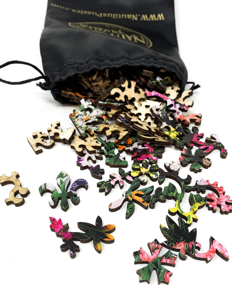 French Flower Market (122 Piece Wooden Jigsaw Puzzle) - Nautilus Puzzles - Wooden Jigsaw Puzzles For Adults