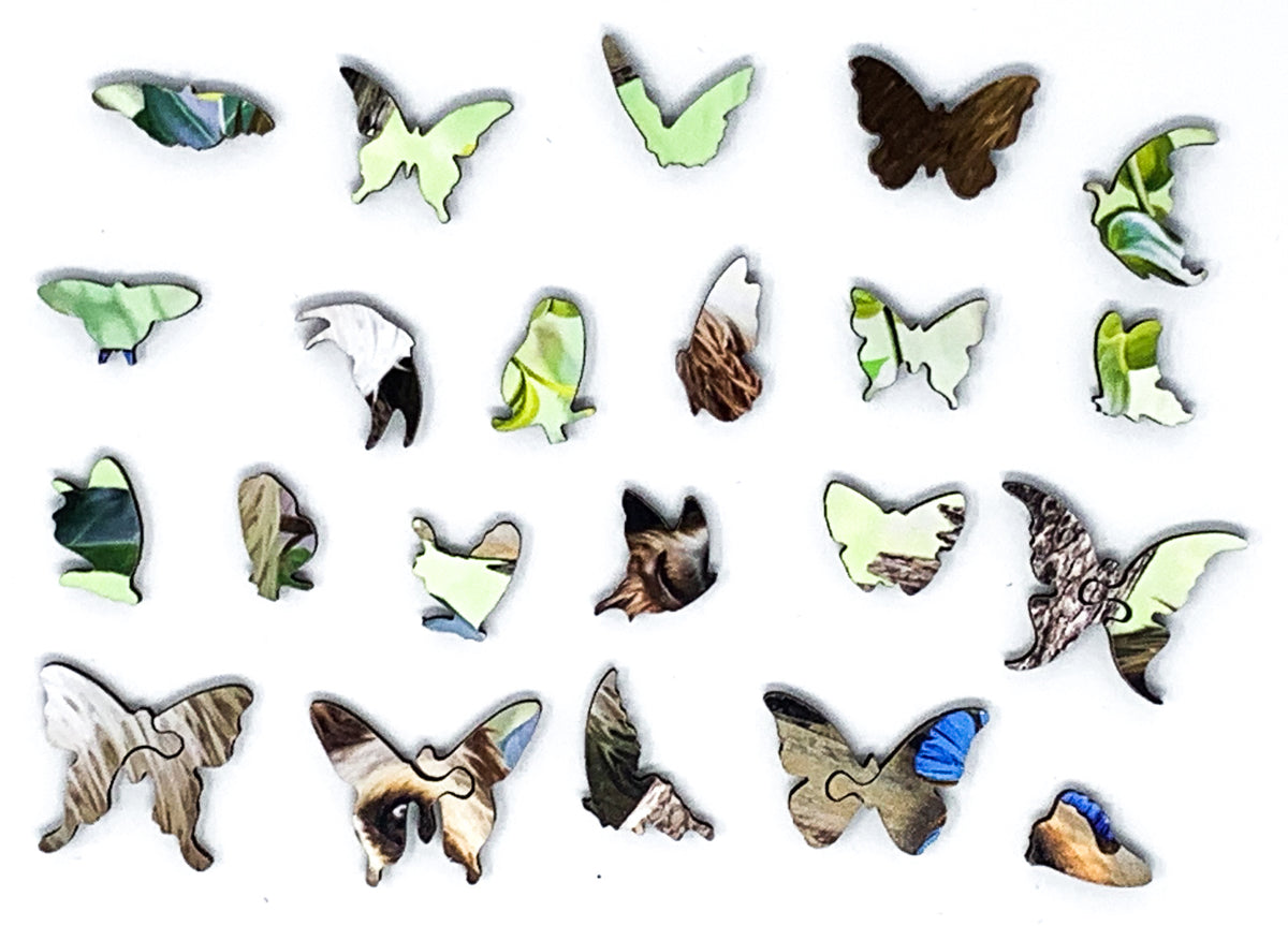 Sloth Among the Butterflies | 143 Pieces | Sloth Jigsaw Puzzle