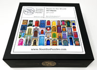 Doors to the World (557 Piece Wooden Jigsaw Puzzle) - Nautilus Puzzles - Wooden Jigsaw Puzzles For Adults
