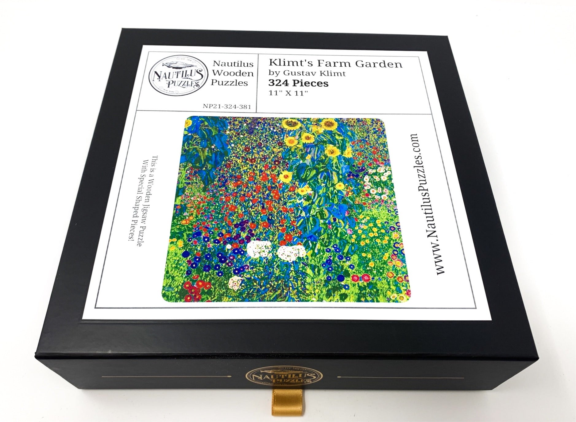 Klimt's Farm Garden (324 Piece Wooden Jigsaw Puzzle) | Nautilus