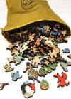 Alice in Wonderland "Off With Her Head!" (425 Piece Wooden Jigsaw Puzzle) - Nautilus Puzzles - Wooden Jigsaw Puzzles For Adults