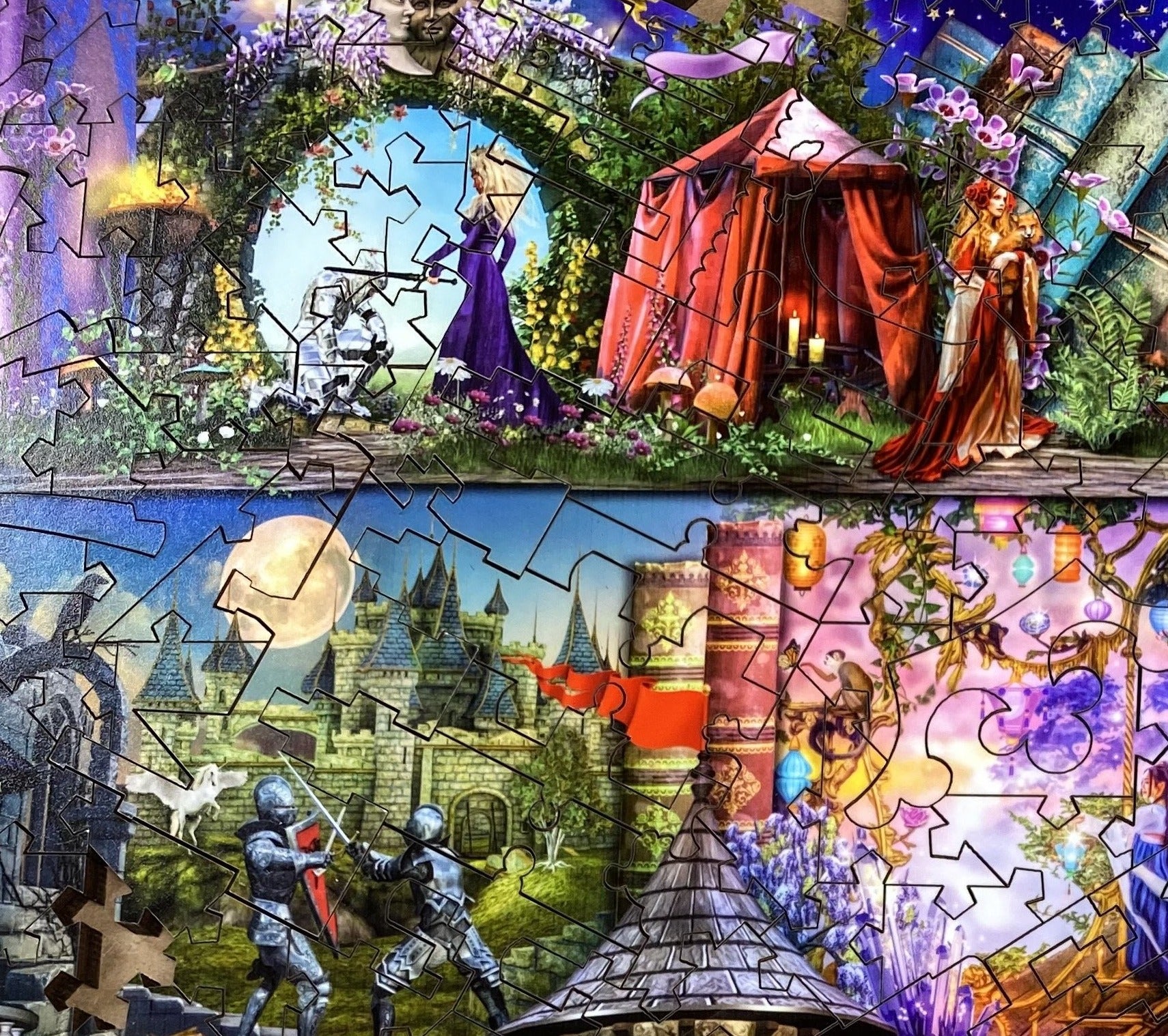 Once Upon A Fairytale (428 Piece Wooden Jigsaw Puzzle) | Nautilus