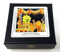 Halloween Apple Dunking (50 Pieces) Mini Halloween Wooden Jigsaw Puzzle - Nautilus Puzzles - Wooden Jigsaw Puzzles For Adults