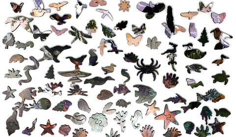 Two Sides of the Sea (501 Piece Wooden Jigsaw Puzzle)