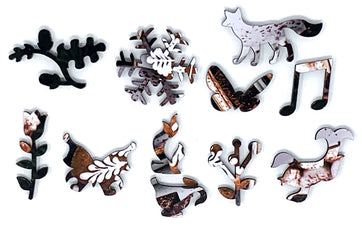 Cocoa Time (50 Piece Mini Christmas Wooden Jigsaw Puzzle) - Nautilus Puzzles - Wooden Jigsaw Puzzles For Adults