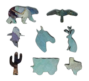 The Trail Foreman, Detail  (181 Pieces) by William Herbert Dunton, Wooden Jigsaw Puzzle - Nautilus Puzzles - Wooden Jigsaw Puzzles For Adults