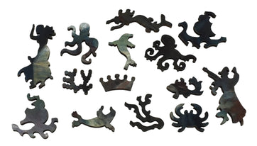 Miranda (The Tempest) by John William Waterhouse - Wooden Jigsaw Puzzle - 510 Pieces - Nautilus Puzzles - Wooden Jigsaw Puzzles For Adults