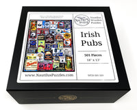 Irish Pubs (501 Piece Wooden Jigsaw Puzzle) - Nautilus Puzzles - Wooden Jigsaw Puzzles For Adults