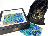 Irises by Vincent Van Gogh (464 Piece Wooden Jigsaw Puzzle) - Nautilus Puzzles - Wooden Jigsaw Puzzles For Adults