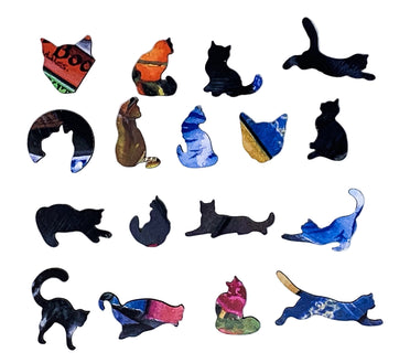 On the Shelf - 215 Piece Wooden Jigsaw Puzzle - Nautilus Puzzles - Wooden Jigsaw Puzzles For Adults