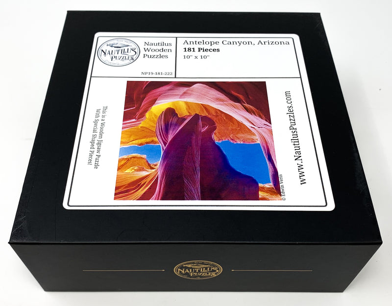 Antelope Canyon, Arizona (181 Piece Wooden Jigsaw Puzzle) - Nautilus Puzzles - Wooden Jigsaw Puzzles For Adults
