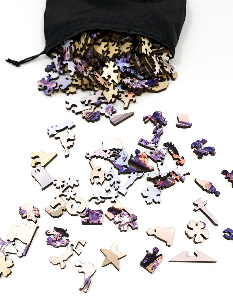 D.C. Cherry Blossoms (325 Piece Wooden Jigsaw Puzzle) - Nautilus Puzzles - Wooden Jigsaw Puzzles For Adults