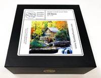 Glade Creek Grist Mill (190 Piece Wooden Jigsaw Puzzle) - Nautilus Puzzles - Wooden Jigsaw Puzzles For Adults