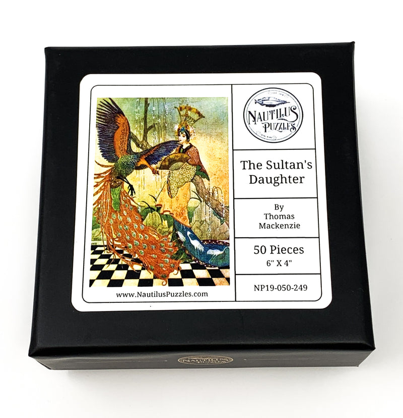 The Sultan's Daughter (50 Piece Mini Wooden Jigsaw Puzzle) - Nautilus Puzzles - Wooden Jigsaw Puzzles For Adults