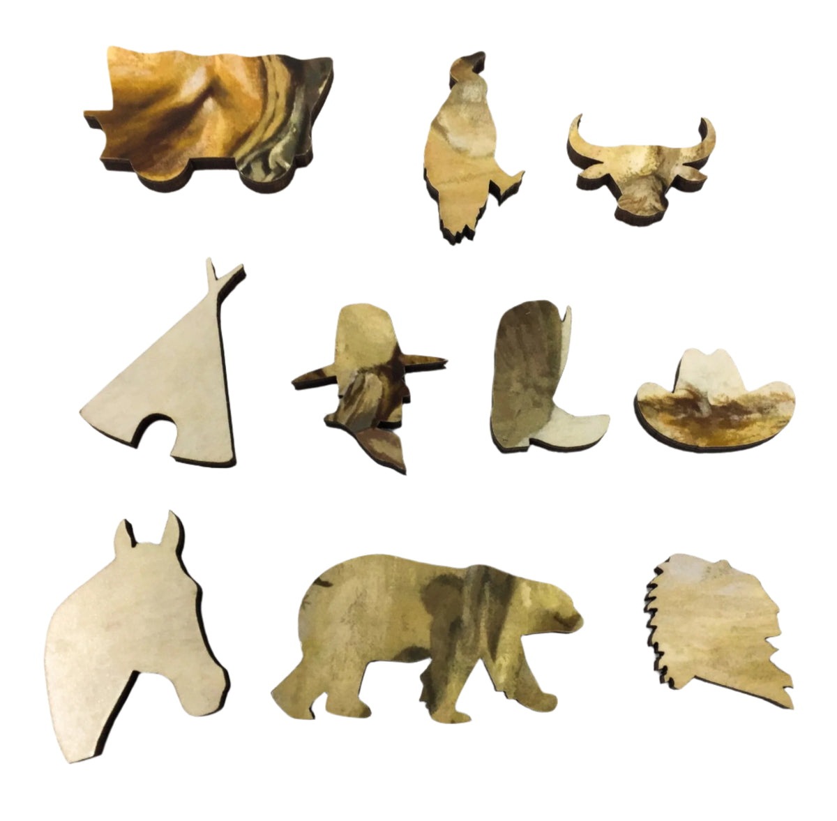 The Lookout (181 Pieces) by Frederic Remington, Wooden Jigsaw Puzzle - Nautilus Puzzles - Wooden Jigsaw Puzzles For Adults