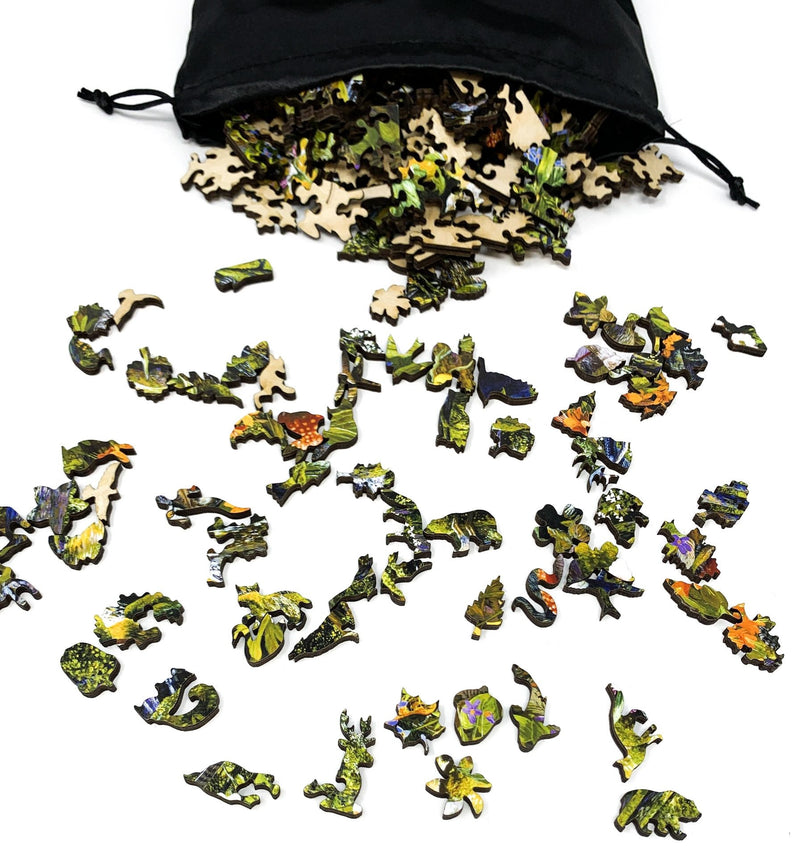 Great Smoky Mountains (262 Piece Wooden Jigsaw Puzzle) - Nautilus Puzzles - Wooden Jigsaw Puzzles For Adults