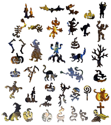 Cat O'Lantern  - 292 Piece Halloween Jigsaw Puzzle - Nautilus Puzzles - Wooden Jigsaw Puzzles For Adults