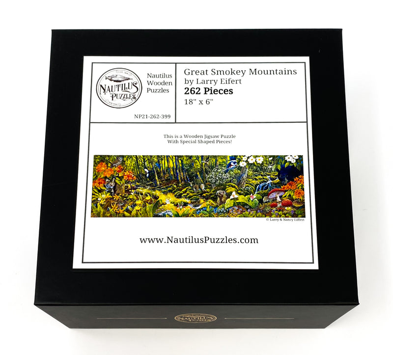 Great Smoky Mountains (262 Piece Wooden Jigsaw Puzzle) - Nautilus Puzzles - Wooden Jigsaw Puzzles For Adults