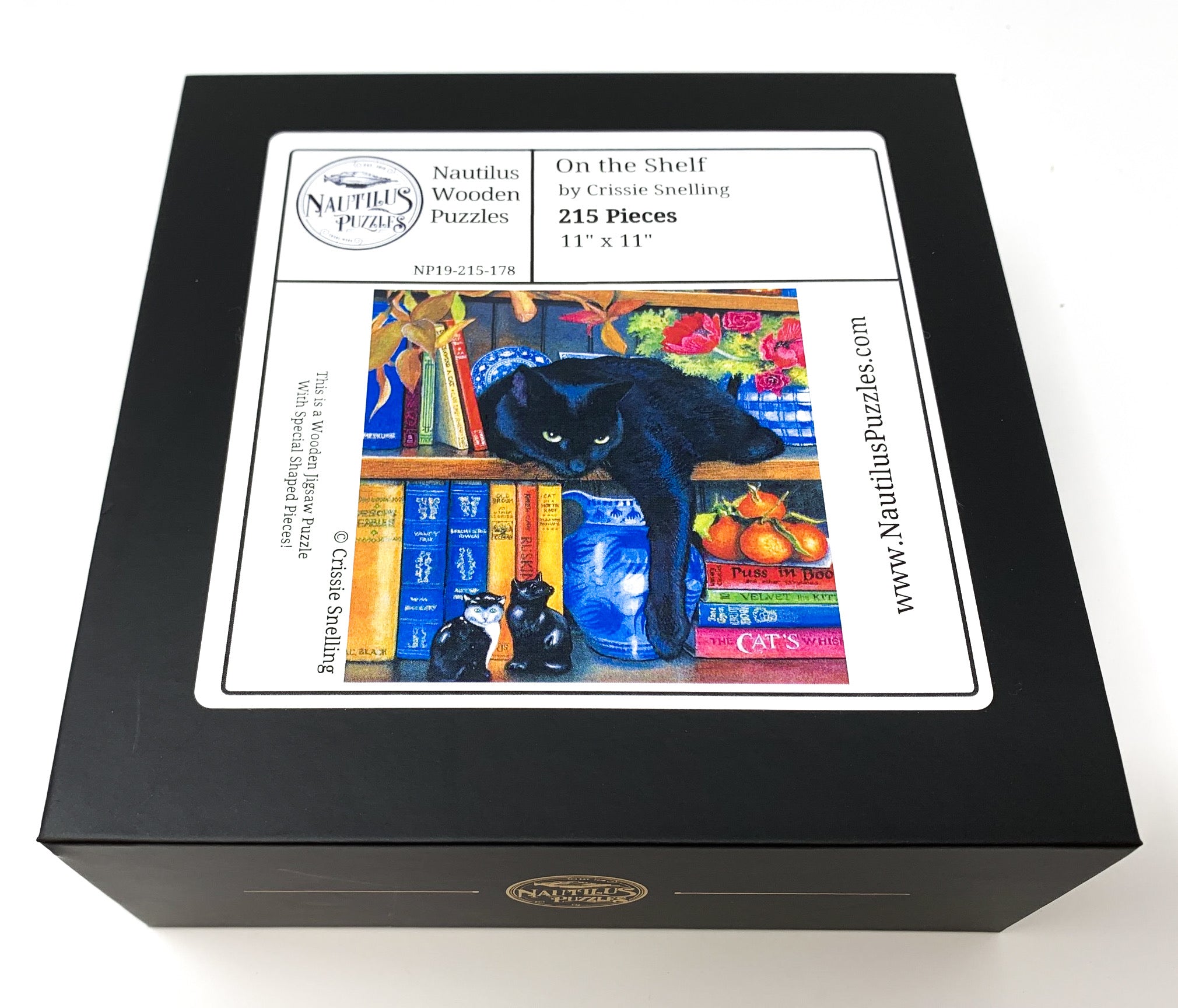 On the Shelf - 215 Piece Wooden Jigsaw Puzzle | Nautilus Puzzles