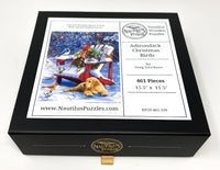 Adirondack Christmas Birds (461 Piece Christmas Wooden Puzzle Jigsaw) - Nautilus Puzzles - Wooden Jigsaw Puzzles For Adults