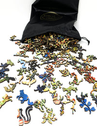 Fall Fishing - 425 Piece Wooden Jigsaw Puzzle - Nautilus Puzzles - Wooden Jigsaw Puzzles For Adults