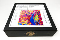 Peacock on Parade - 222 Piece Wooden Jigsaw Puzzle - Nautilus Puzzles - Wooden Jigsaw Puzzles For Adults