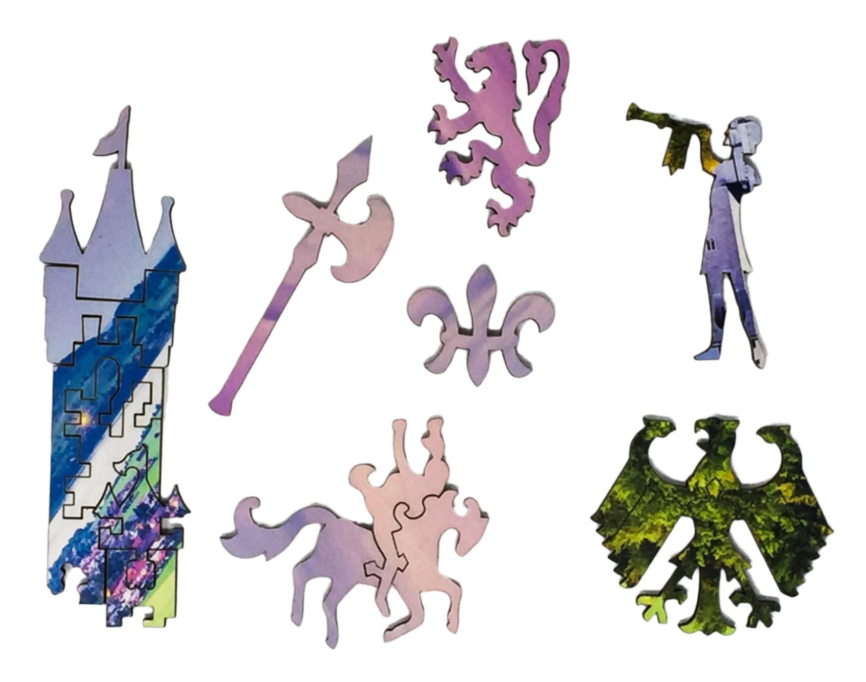 Neuschwanstein Castle (428 Piece Wooden Jigsaw Puzzle) | Nautilus