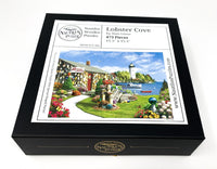 Lobster Cove (473 Piece Wooden Jigsaw Puzzle) - Nautilus Puzzles - Wooden Jigsaw Puzzles For Adults