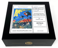 Amazing Stories: War of the Worlds (108 Piece Wooden Jigsaw Puzzle) - Nautilus Puzzles - Wooden Jigsaw Puzzles For Adults