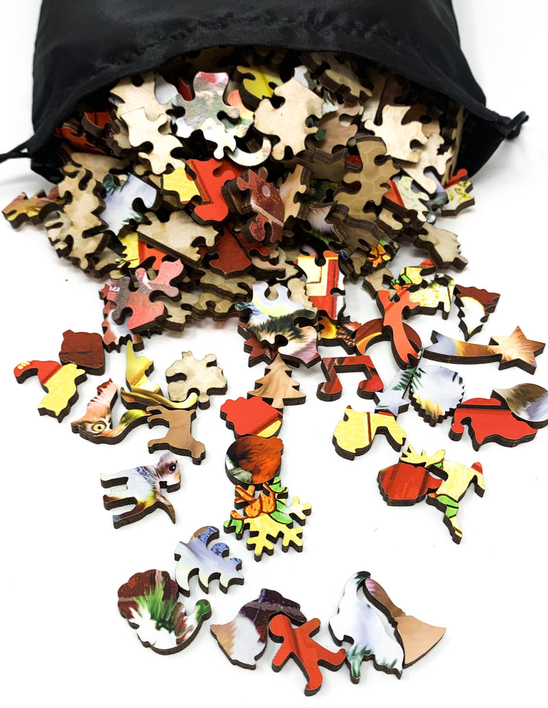 Christmas Welcome (360 Piece Christmas Wooden Jigsaw Puzzle) - Nautilus Puzzles - Wooden Jigsaw Puzzles For Adults