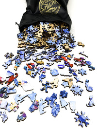Twilight Snowstorm (473 Piece Wooden Jigsaw Puzzle) - Nautilus Puzzles - Wooden Jigsaw Puzzles For Adults