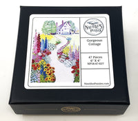 Gorgeous Cottage (47 Pieces) Mini Wooden Jigsaw Puzzle - Nautilus Puzzles - Wooden Jigsaw Puzzles For Adults