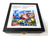 The Zig Zag Traveler (501 Piece Wooden Jigsaw Puzzle) - Nautilus Puzzles - Wooden Jigsaw Puzzles For Adults