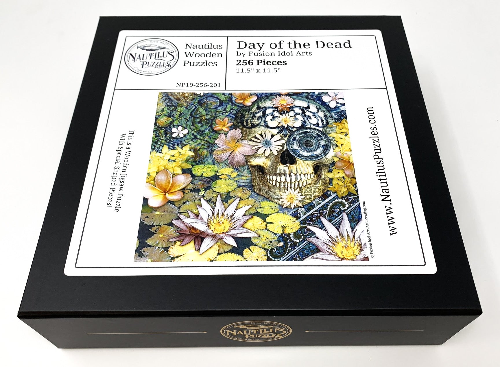 Day of the Dead - 256 Piece Wooden Jigsaw Puzzle - Nautilus Puzzles - Wooden Jigsaw Puzzles For Adults