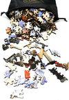 Home For Christmas (299 Piece Christmas Wooden Jigsaw Puzzle) - Nautilus Puzzles - Wooden Jigsaw Puzzles For Adults