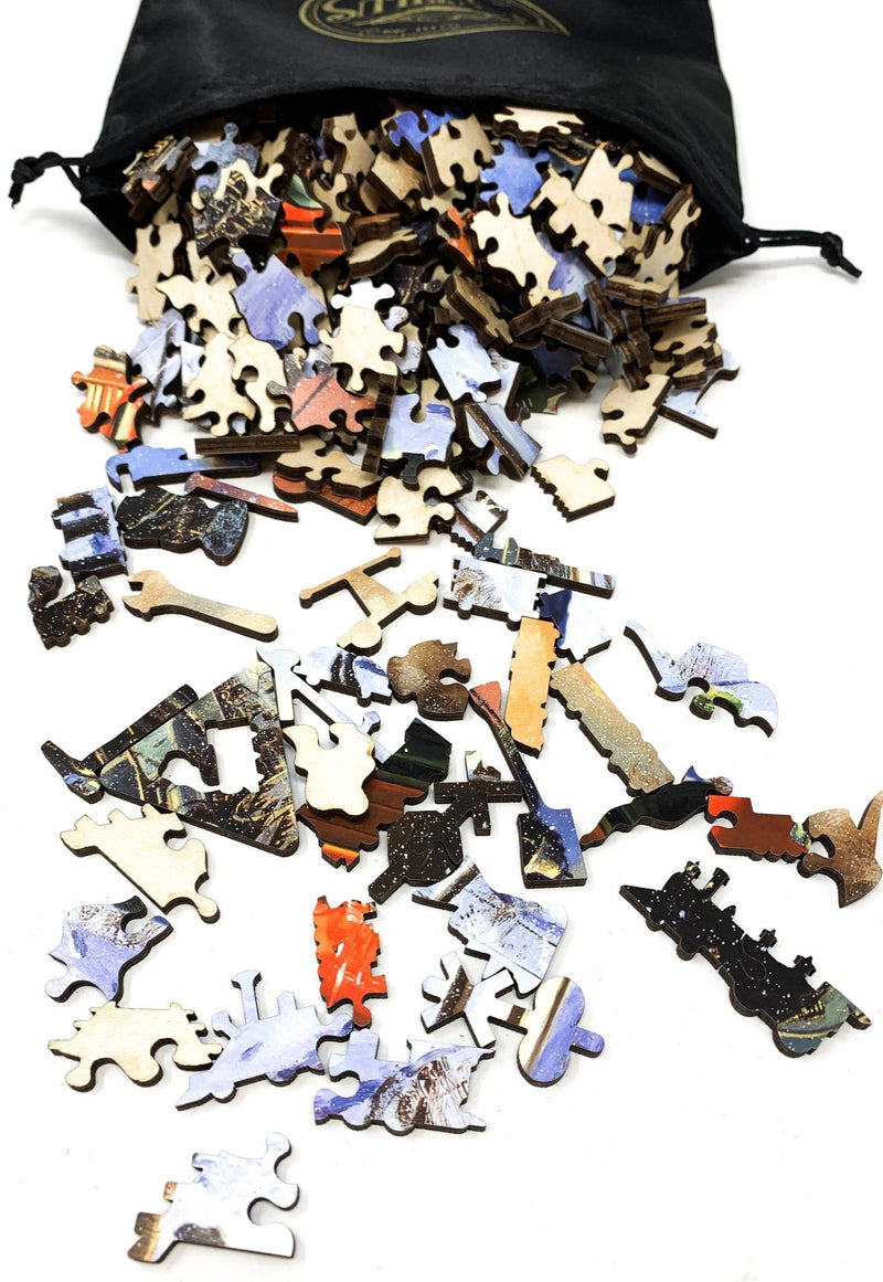 Home For Christmas (299 Piece Christmas Wooden Jigsaw Puzzle) - Nautilus Puzzles - Wooden Jigsaw Puzzles For Adults