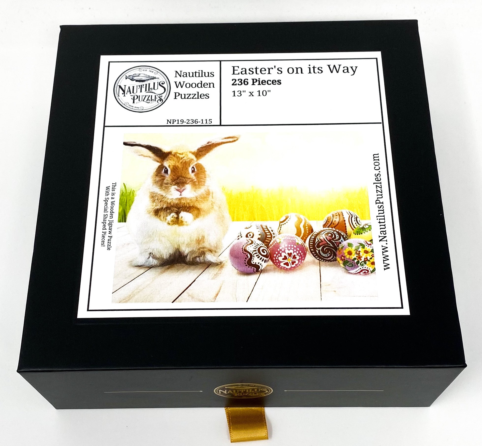 Easter's on it's Way - 236 Piece Easter Wooden Jigsaw Puzzle - Nautilus Puzzles - Wooden Jigsaw Puzzles For Adults