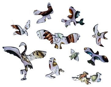 Bird Eggs (50 Piece Mini Wooden Jigsaw Puzzle) - Nautilus Puzzles - Wooden Jigsaw Puzzles For Adults